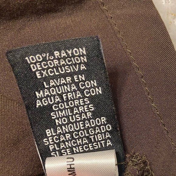 Signature studio women’s button down‎ up blouse - Picture 9 of 10